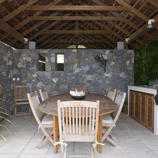 Dining Room at WV AMI, Lurin, St. Barthelemy