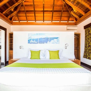 Bedroom at WV ATO, Toiny, St. Barthelemy