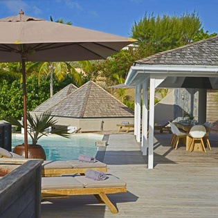 Deck at WV LAR, Petit Cul de Sac, St. Barthelemy