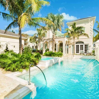 Villa Pool at TC 6BV, Long Bay Beach, Turks & Caicos