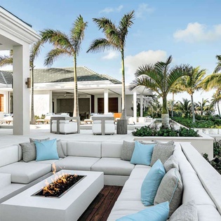 Patio at TC LDV, Long Bay Beach, Turks & Caicos