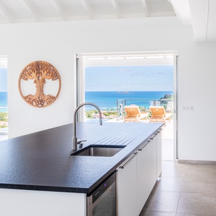 Kitchen at WV VOB, St. Jean, St. Barthelemy