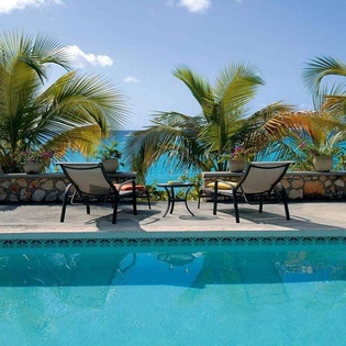 Villa Pool at PIE BAI, Beach Side/Baie Longue, St. Martin