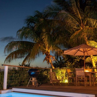 Terrace at WV JCC, Pointe Milou, St. Barthelemy