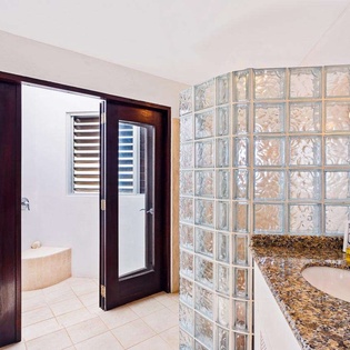 Bathroom at RIC LIM, Little Harbour, Anguilla