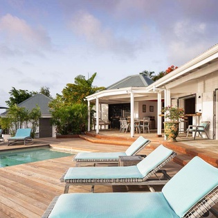 Villa Pool at WV BSN, Lurin, St. Barthelemy
