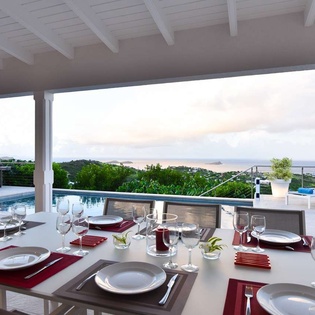 Terrace at WV ACR, Vitet, St. Barthelemy