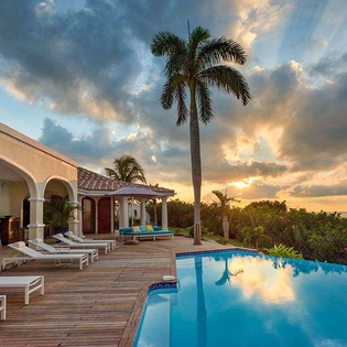 Villa Pool at PIE HAP, Mt. Choisy, St. Martin