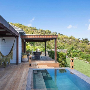 Villa Pool at WV CTH, St. Jean, St. Barthelemy