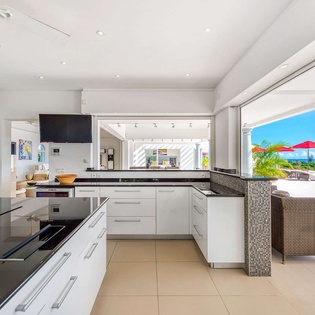 Kitchen at SXM JUP, Hillside/Terres Basses, St. Martin