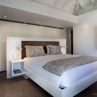 Bedroom at WV NGE, St. Jean, St. Barthelemy