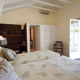 Bedroom at WV AMI, Lurin, St. Barthelemy