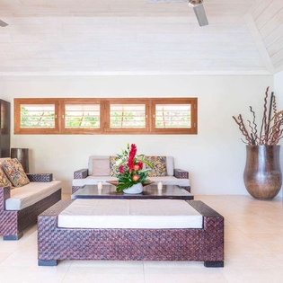 Living Room at WV MBL, St. Jean, St. Barthelemy