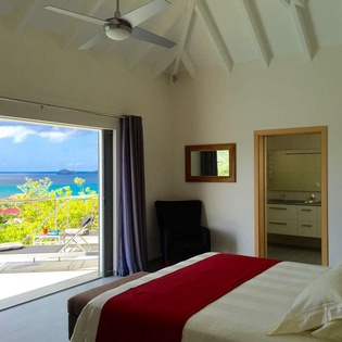 Bedroom at WV SUA, St. Jean, St. Barthelemy