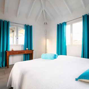 Bedroom at WV TAN, Colombier, St. Barthelemy
