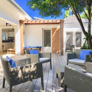 Deck at WV MRI, Camaruche, St. Barthelemy