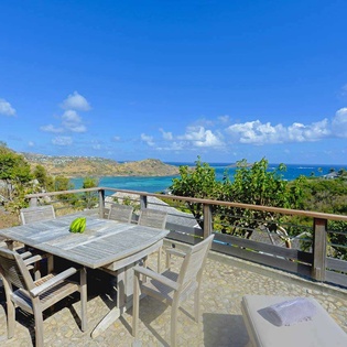 Deck at WV LAR, Petit Cul de Sac, St. Barthelemy