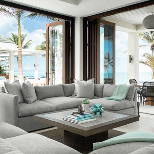 Living Room at TC LDV, Long Bay Beach, Turks & Caicos
