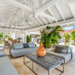 Terrace at PIE LAN, Hillside/Terres Basses, St. Martin