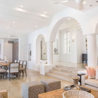 Living Room at AXA SND, Long Bay, Anguilla