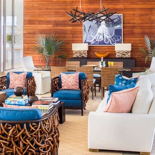 Living Room at AXA CHM, Blowing Point, Anguilla