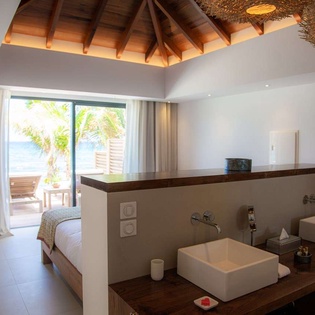 Bathroom at WV ACF, Anse des Cayes, St. Barthelemy