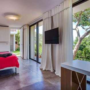 Bedroom at WV SUM, Pointe Milou, St. Barthelemy