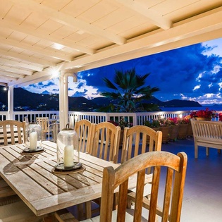 Dining Room at WV LUZ, Camaruche, St. Barthelemy