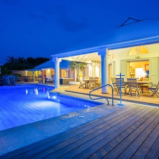 Villa Pool at WV FRE, Pointe Milou, St. Barthelemy