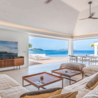 Living Room at WV REP, Lorient, St. Barthelemy