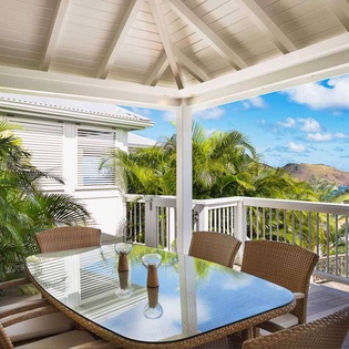 Dining Room at WV ART, Flamands, St. Barthelemy