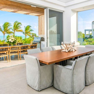 Dining Room at TC BLM, Long Bay Beach, Turks & Caicos