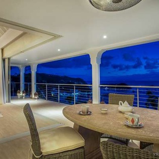 Dining Room at WV SHE, Corossol, St. Barthelemy