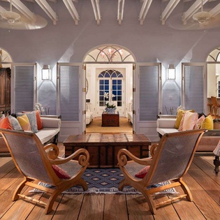 Living Room at WV PBO, Colombier, St. Barthelemy
