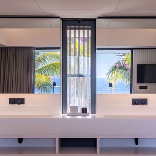 Bathroom at WV VIP, Pointe Milou, St. Barthelemy