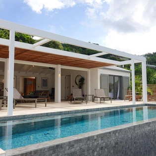 Villa Pool at WV ARK, Pointe Milou, St. Barthelemy