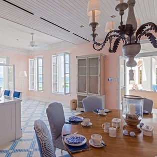 Dining Room at AXA CER, Barnes Bay, Anguilla