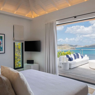 Bedroom at WV CAA, Pointe Milou, St. Barthelemy