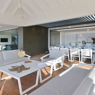 Terrace at WV TSO, Colombier, St. Barthelemy