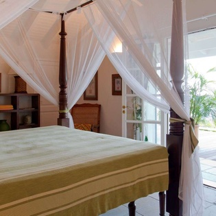 Bedroom at WV AMI, Lurin, St. Barthelemy