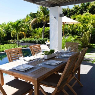 Dining Room at WV VLY, Vitet, St. Barthelemy