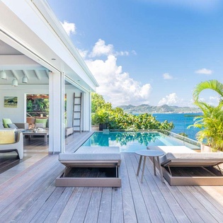 Villa Pool at WV UPS, Pointe Milou, St. Barthelemy