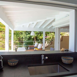 Kitchen at WV TOR, Lorient, St. Barthelemy