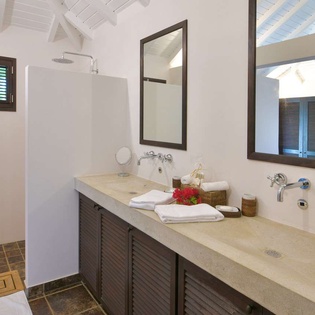 Bathroom at WV KRL, St. Jean, St. Barthelemy