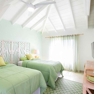 Bedroom at PIE LIB, Beach Side/Baie Rouge, St. Martin