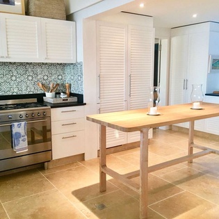 Kitchen at WV MRI, Camaruche, St. Barthelemy