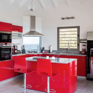 Kitchen at WV SUA, St. Jean, St. Barthelemy