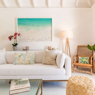 Living Room at WV AIR, St. Jean, St. Barthelemy