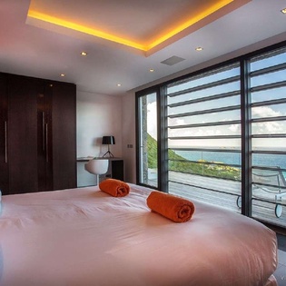 Bedroom at WV WAY, Colombier, St. Barthelemy