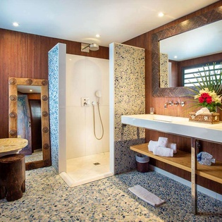 Bathroom at WV EKA, Camaruche, St. Barthelemy